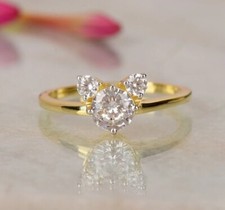 Anello donna Topolino taglio