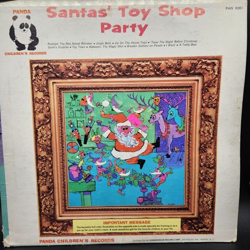 Santa toy shop party panda - toy,