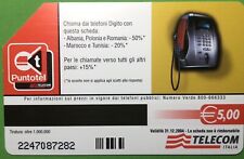 Puntotel Chiama Dei Telefoni Digito con questa scheda