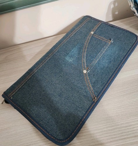 Custodia porta dvd jeans - cd, in