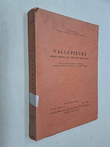 Vallepietra dalle origini alla - origini,