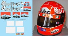 1/2  Decals per MICHAEL SCHUMACHER HELMET 2000  TBD559