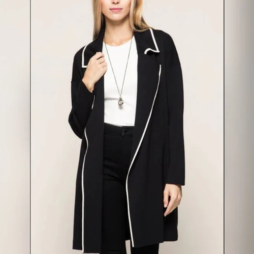 Cardigan zara maglia nero - cardigan,