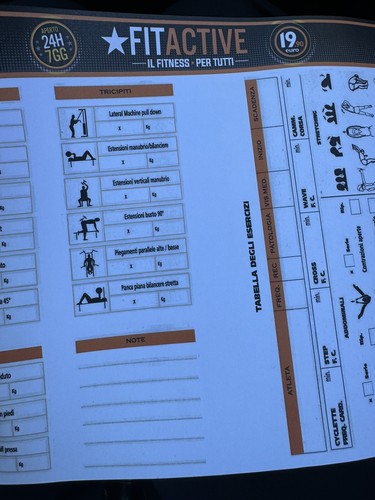 Abbonamento palestra fitactive - abbonamento,