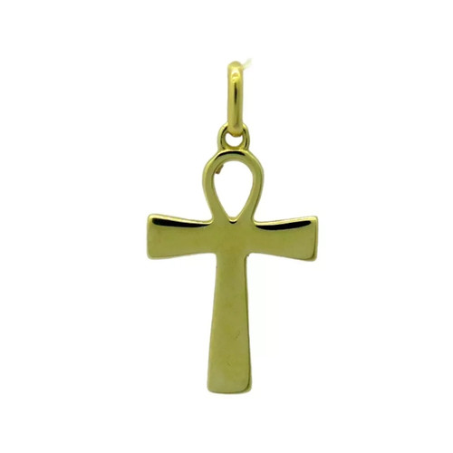 Ciondolo croce ankh oro - ciondolo,