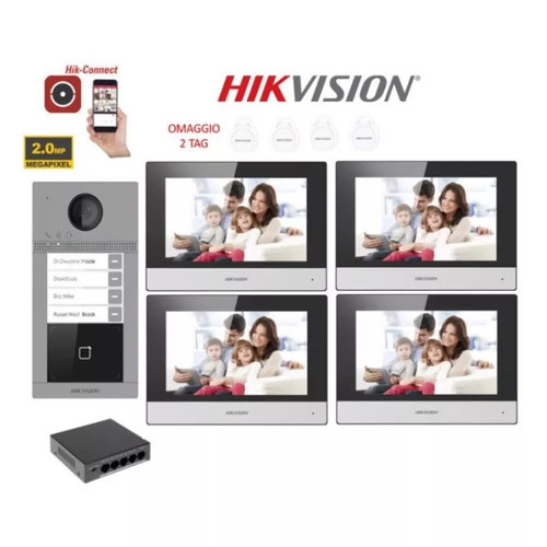 Kit videocitofono - videocitofono, 4