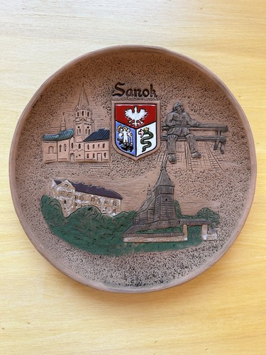 Piatto souvenir terracotta - piatto, in