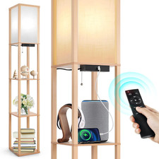 Lampada da Terra Legno con