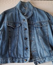 Giubbotto Giubbino Giacca Unisex Jeans Uomo Donna M