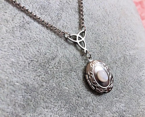 Collana donna portafoto ovale - collana,