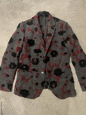 Giacca blazer DANIELE ALESSANDRINI GRIGIO Cinquanta taglia 40 lana cotta