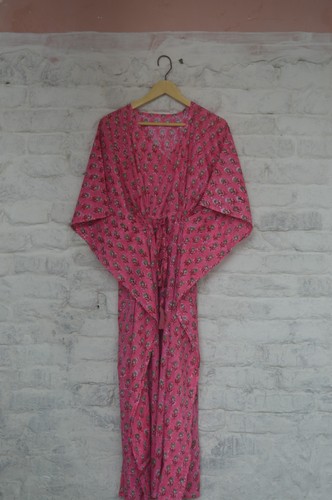 Long kaftan hand - kaftan, printed
