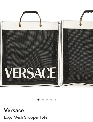 2023 versace mesh shopper - versace,