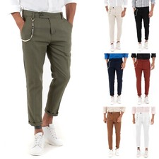 Pantaloni Uomo Lino Tasca