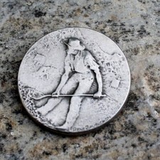Médaille maillechort - médaille, en