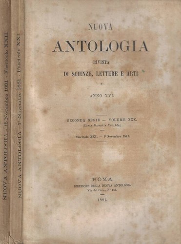 Nuova antologia fasc - nuova, xxi-xxii