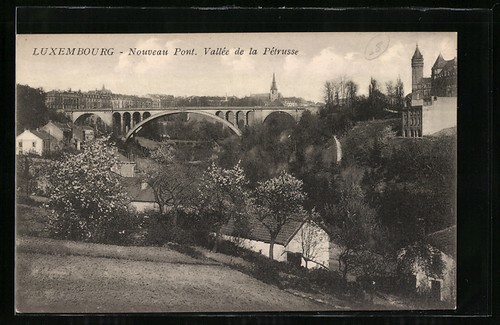 Cpa luxembourg nouveau - luxembourg,, pont