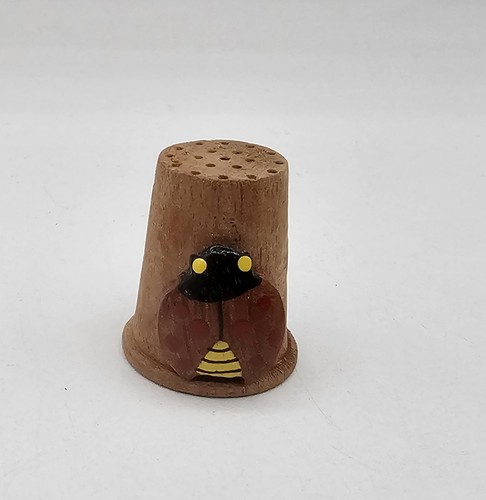 Ditale cucito legno - ditale,