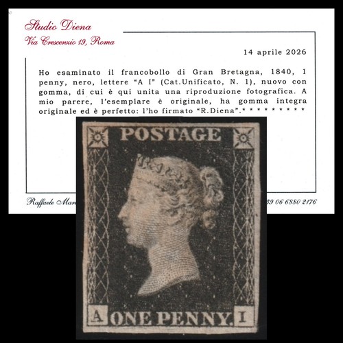 1840 gran bretagna one penny - 1840,