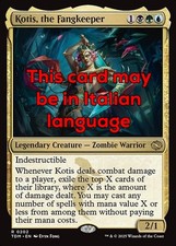 MTG KOTIS, THE FANGKEEPER EXC - KOTIS, IL CUSTODE DELLE ZANNE 202 - TDM - MAGIC
