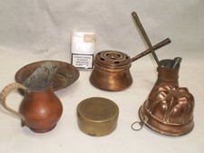 Piccoli oggetti  in rame