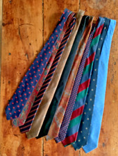 Lotto di 10 Cravatte Vintage