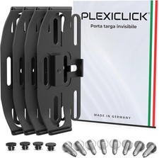® Italia Porta Targa Auto Senza Cornice Invisibile Portatarga Auto Anteriore iT