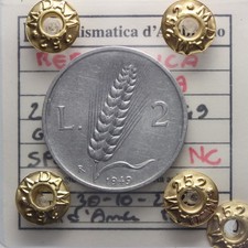 DN - Repubblica Italiana - 2 lire 1949 SPL - NC - 13723