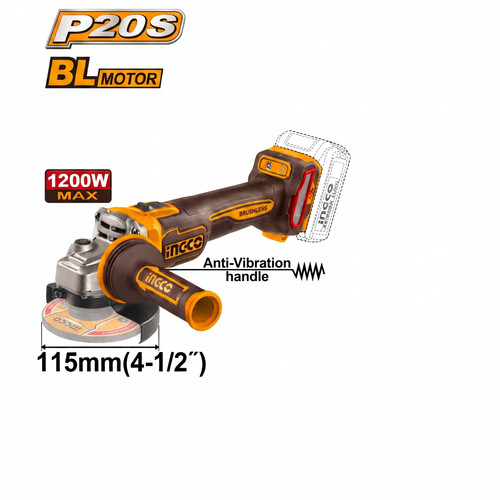 Ingco smerigliatrice angolare - smerigliatrice,
