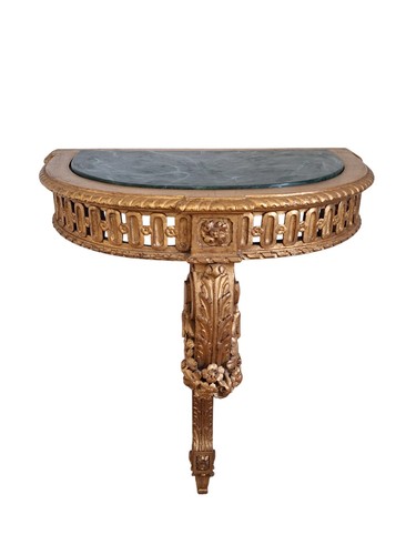 Console legno intagliata e - console,
