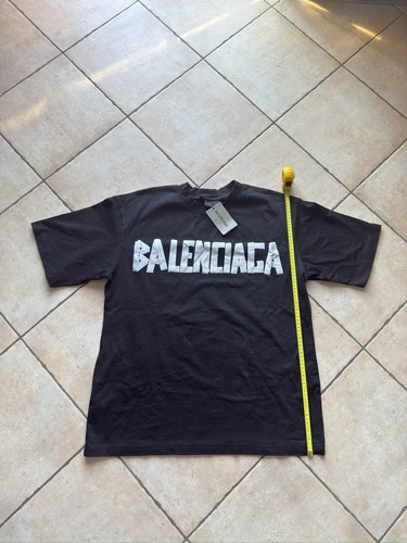 Maglietta balenciaga nera con - nera,