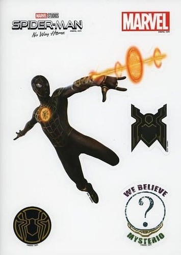 Spider man black type clear - black,