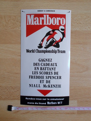 Adesivo moto marlboro world - adesivo,
