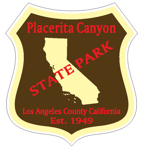 Adesivo placerita canyon state - canyon,