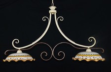 Lampadario ferro forgiato