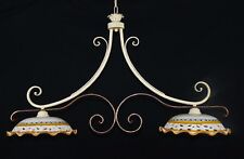 Lampadario ferro forgiato