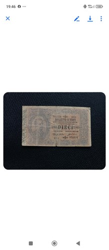 Banconota lire di - banconota,