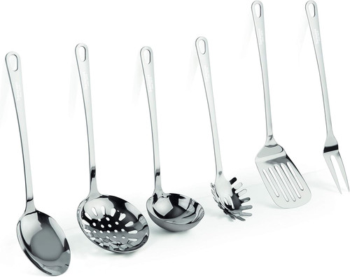 Set mestoli pezzi acciaio - mestoli, 6