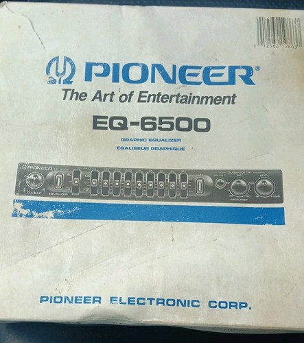 Pioneer 6500 equalizzatore - pioneer,