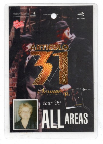 Pass articolo ax tour - pass,