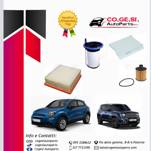 Kit tagliando filtri jeep - kit,