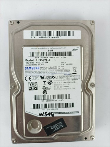 Samsung hd322gj 320gb s3m - samsung,