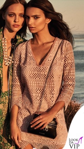 Twin set abito pizzo - abito, rosa