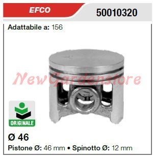 Pistone segmenti spinotto - , efco