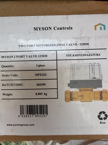 Myson valvola zona - myson,