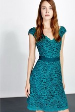 Vestito In Pizzo Verde Acqua