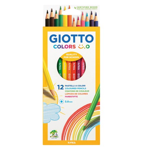 Matite colorate colors giotto - colorate,