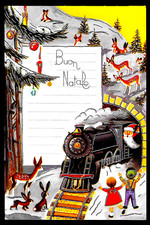 Letterina di Natale con motivi