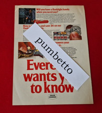 Advertising U.S.A. Pubblicità Werbung TENNIS ( 1976 ) UNON CARBIDE ( type 2 )