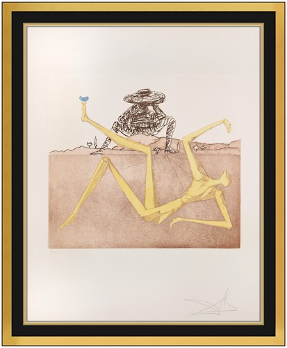 Salvador dali original etching - dali,